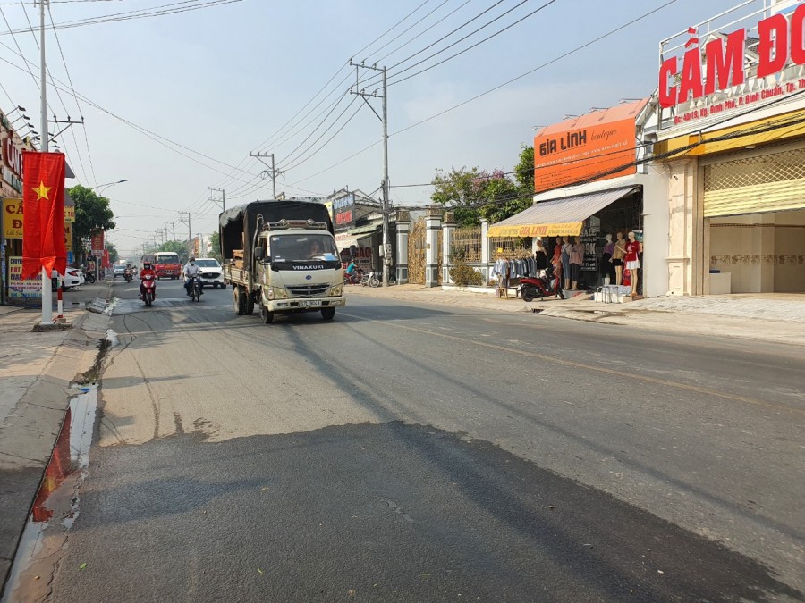 BÁN NHÀ 1 TRỆT 1 LẦU MẶT TIỀN THỦ KHOA HUÂN, THUẬN AN, BÌNH DƯƠNG