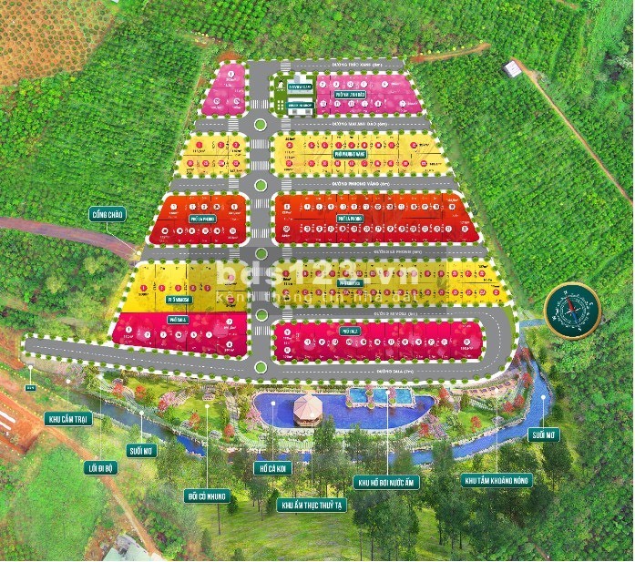DỰ ÁN SUỐI MƠ GARDEN HILL BẢO LỘC 680TR ĐẤT NỀN SỔ ĐỎ LH 0903 066 813