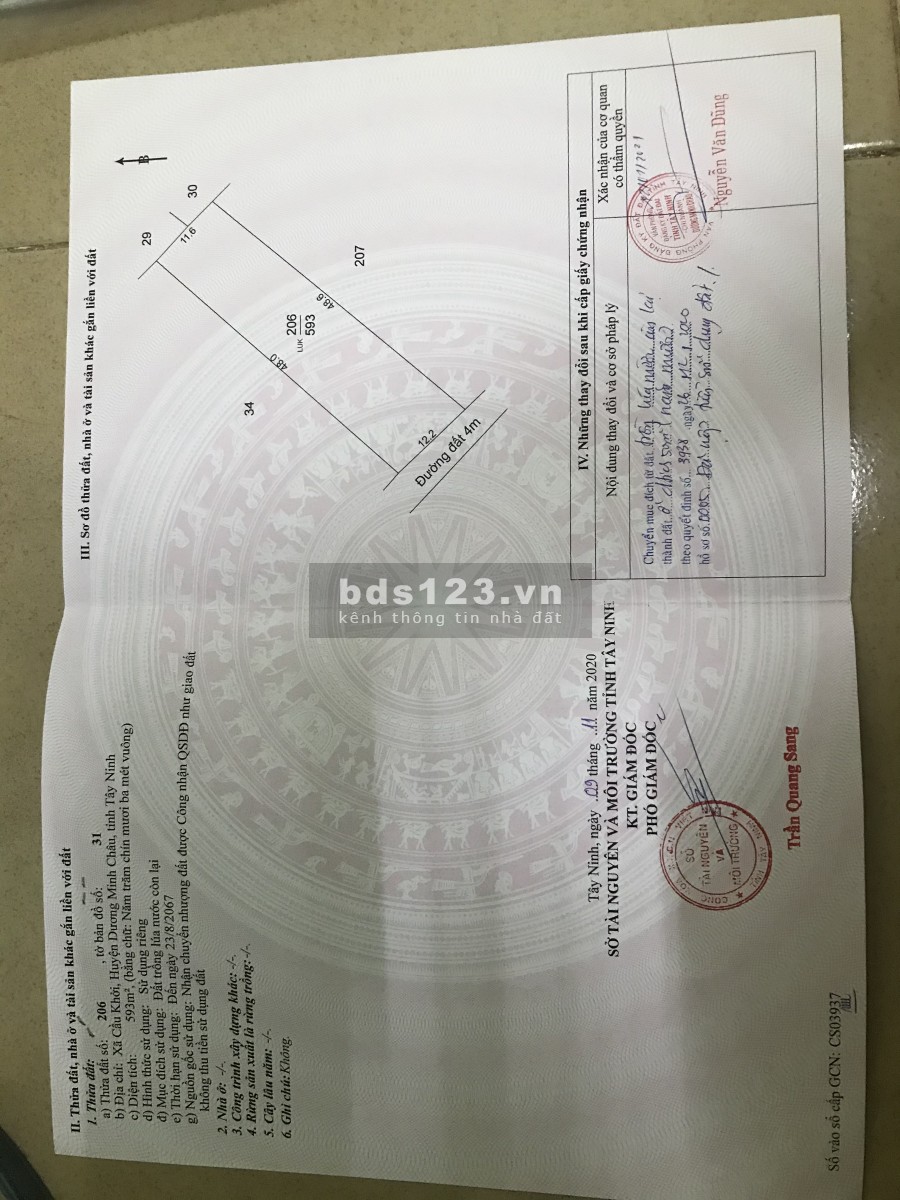 Đất cầu khởi dương minh châu tây ninh