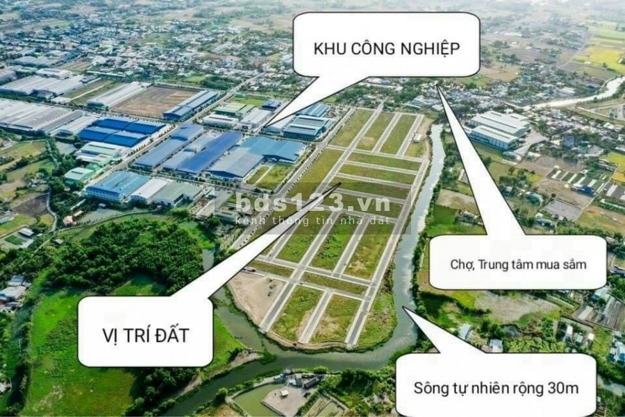 Nhận báo giá đất nền thổ cư 100% liền kề KCN Cầu Tràm MT Đinh Đức Thiện sổ hồng riêng