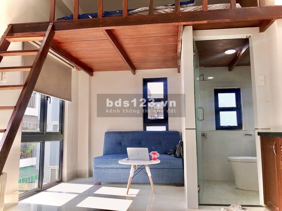 Nhà đẹp! Căn hộ gác lửng full nội thất Phan Xích Long