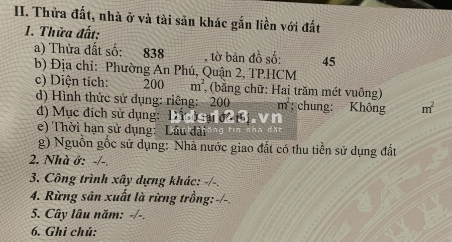 CHÍNH CHỦ cho thuê ĐẤT TRỐNG QUẬN 2 khu An Phú, đối diện Metro, gần đg Vành Đai xa lộ Hà Nội