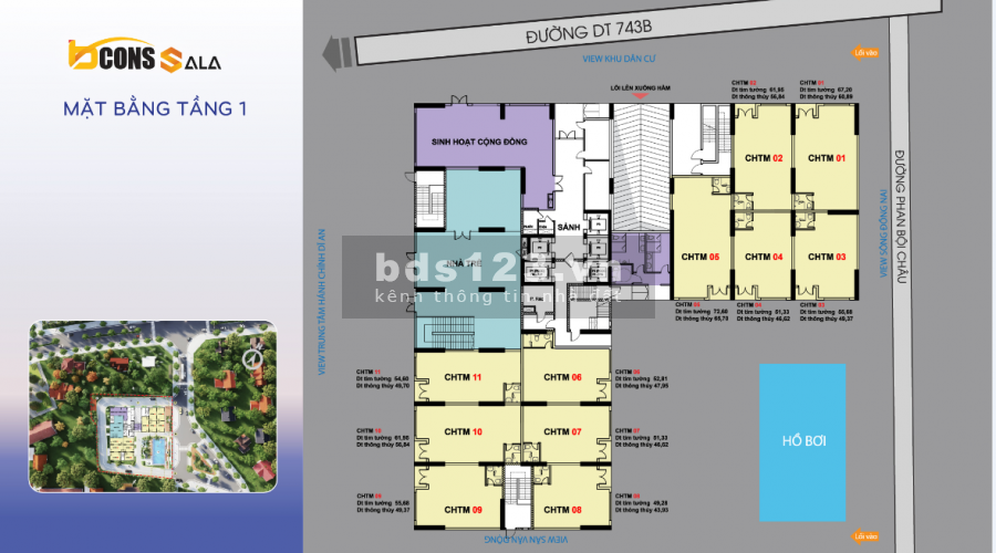 Bảng Giá Căn Hộ Bcons Sala T5/2021 - Mở Bán Đợt Đầu Tiên từ Chủ Đầu Tư Bcons