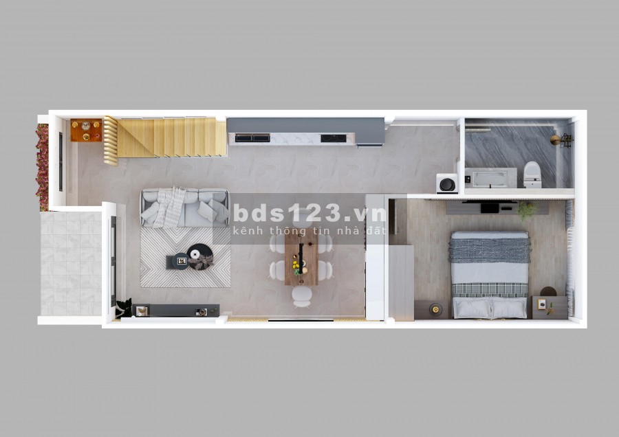 Cần Bán Nhà 1 trệt 1 lửng gần các Cụm Khu Công Nghiệp lớn