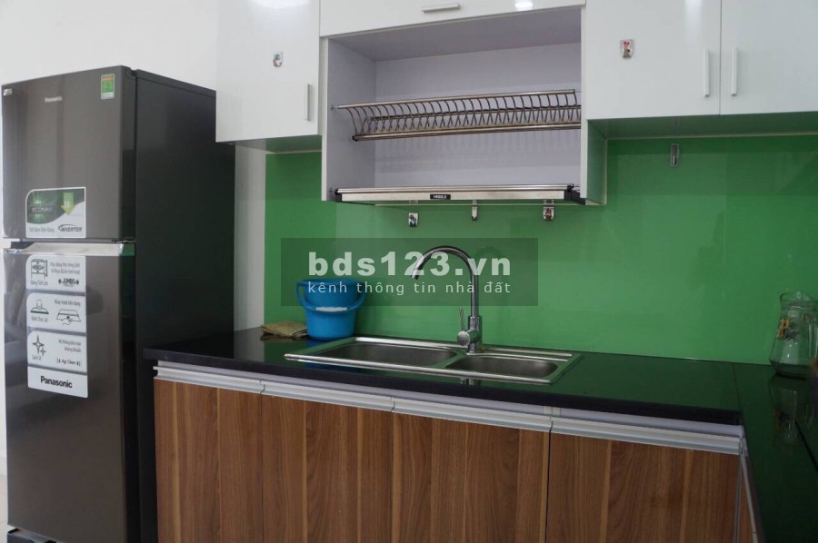 Cho thuê căn hộ chung cư Galaxy 9, chung cư Q4, 2 phòng ngủ, 2WC. Full nội thất đẹp, giá 13tr/th