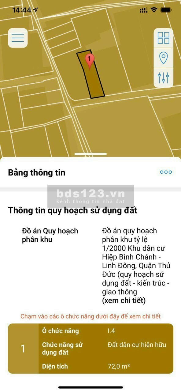 Đất đẹp đường 51 hiệp bình chánh , dt 71m2 , giá 3.98 tỷ