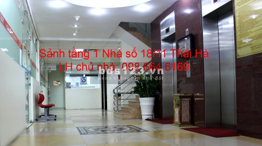 Chủ nhà cho thuê 45m2 văn phòng tại phố Thái Hà. Giá rẻ - Dịch vụ chuyên nghiệp.