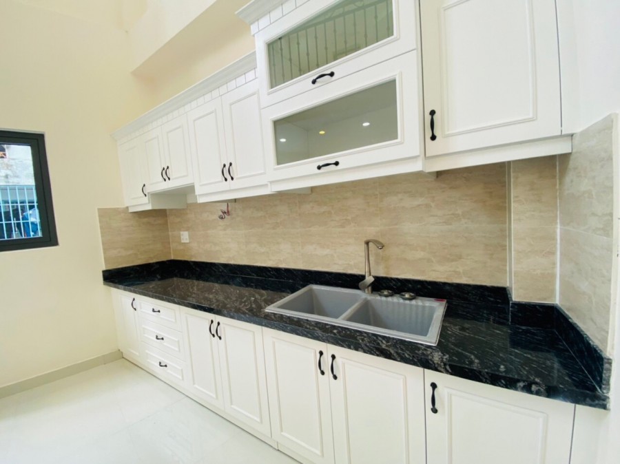 Nhà xây mới như hình 6,4 x 6,3 Nơ Trang Long P 13 Bình Thạnh