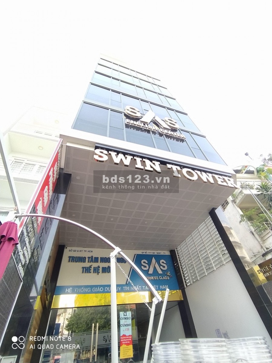 Full sàn view kính - mặt tiền Nguyễn Văn Đậu. 137m2 chỉ 322.785đ/m2/th bao trọn gói