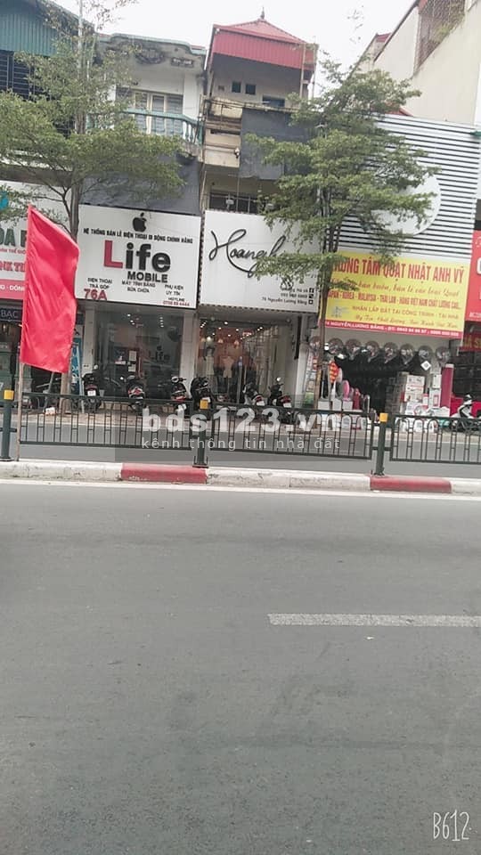 Nhà phố Nguyễn Lương Bằng, dtsd 90m2, 4 tầng đúc 3.5m, mặt tiền lớn, giá 20.7 tỷ, kinh doanh thuận tiện