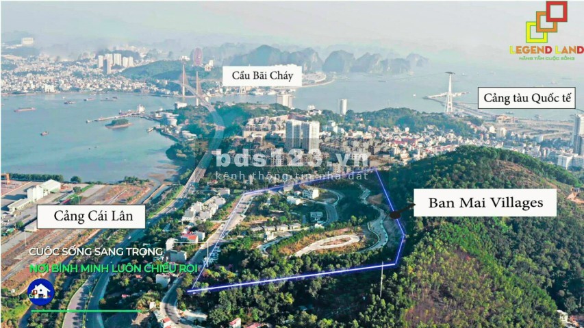 Bán lô đất A5x dự án Ban Mai Villas tại trung tâm Bãi Cháy - Quảng Ninh