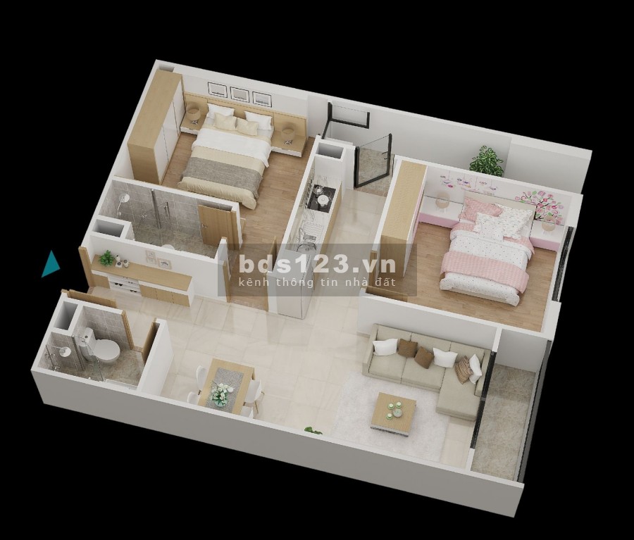 Cần bán căn 2 ngủ dự án Rose Town 79 Ngọc Hồi, Hà Nội