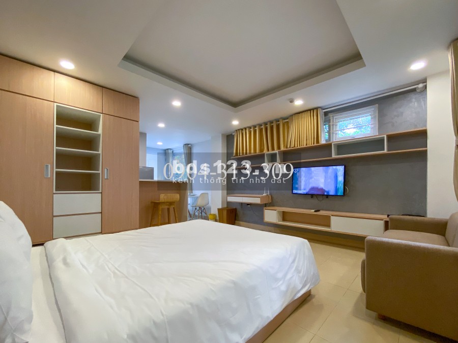 Cho thuê CHDV siêu xinh, sân thượng view đẹp Lê Quốc Hưng, Quận 4