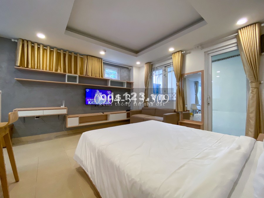 Cho thuê CHDV siêu xinh, sân thượng view đẹp Lê Quốc Hưng, Quận 4