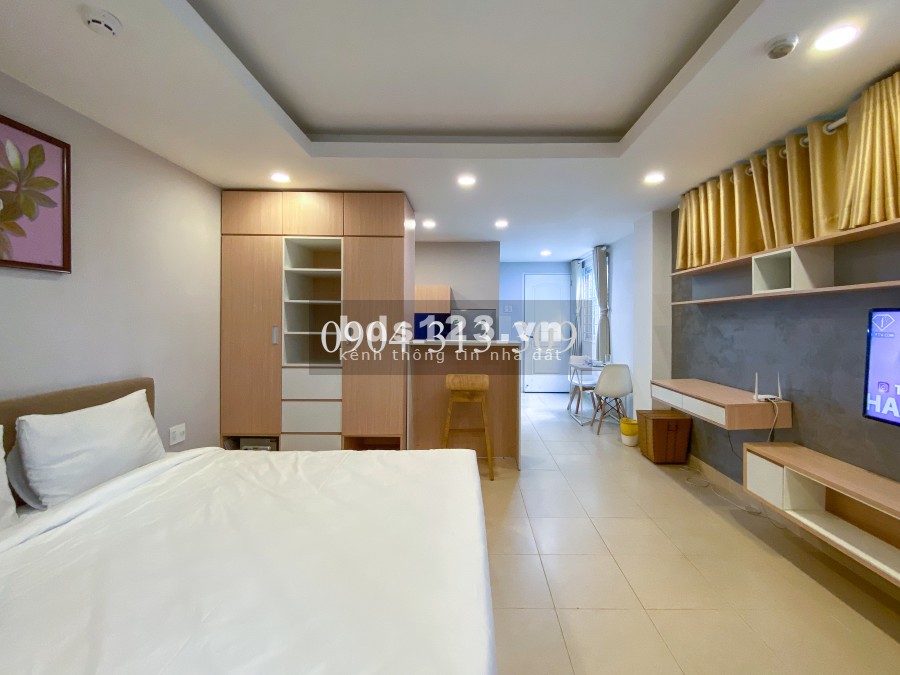 Cho thuê CHDV siêu xinh, sân thượng view đẹp Lê Quốc Hưng, Quận 4