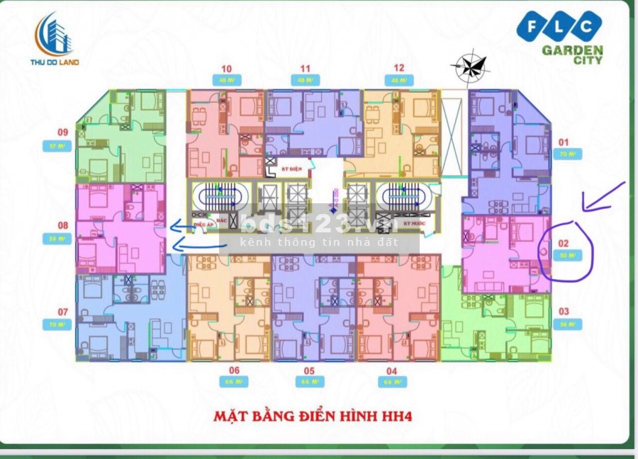 Bán căn chung cư cao cấp dự án FLC garden city