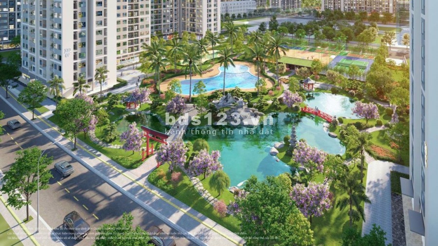 Căn hộ 2PN+2WC vườn Nhật Origami tại Vinhomes Grand Park Q9 giá gốc CDT ưu đãi 2 năm không trả lãi gốc