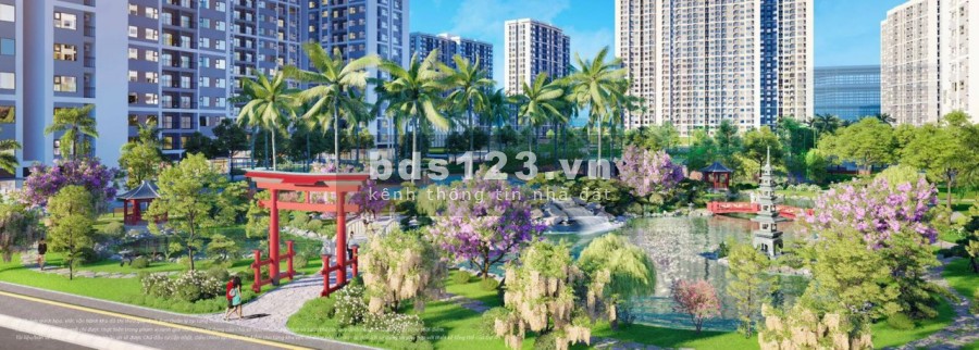Căn hộ 2PN+2WC vườn Nhật Origami tại Vinhomes Grand Park Q9 giá gốc CDT ưu đãi 2 năm không trả lãi gốc