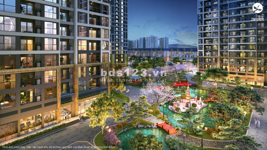Căn hộ 2PN+2WC vườn Nhật Origami tại Vinhomes Grand Park Q9 giá gốc CDT ưu đãi 2 năm không trả lãi gốc