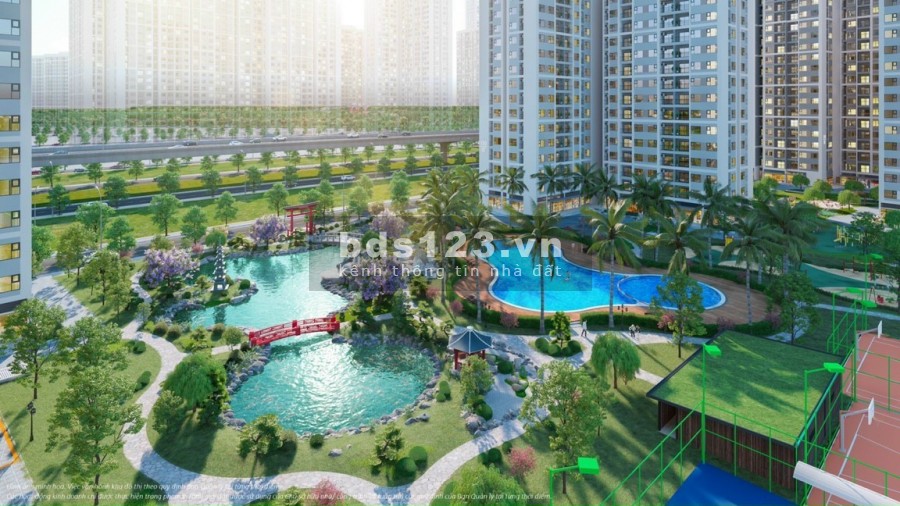 Căn hộ 2PN+2WC vườn Nhật Origami tại Vinhomes Grand Park Q9 giá gốc CDT ưu đãi 2 năm không trả lãi gốc