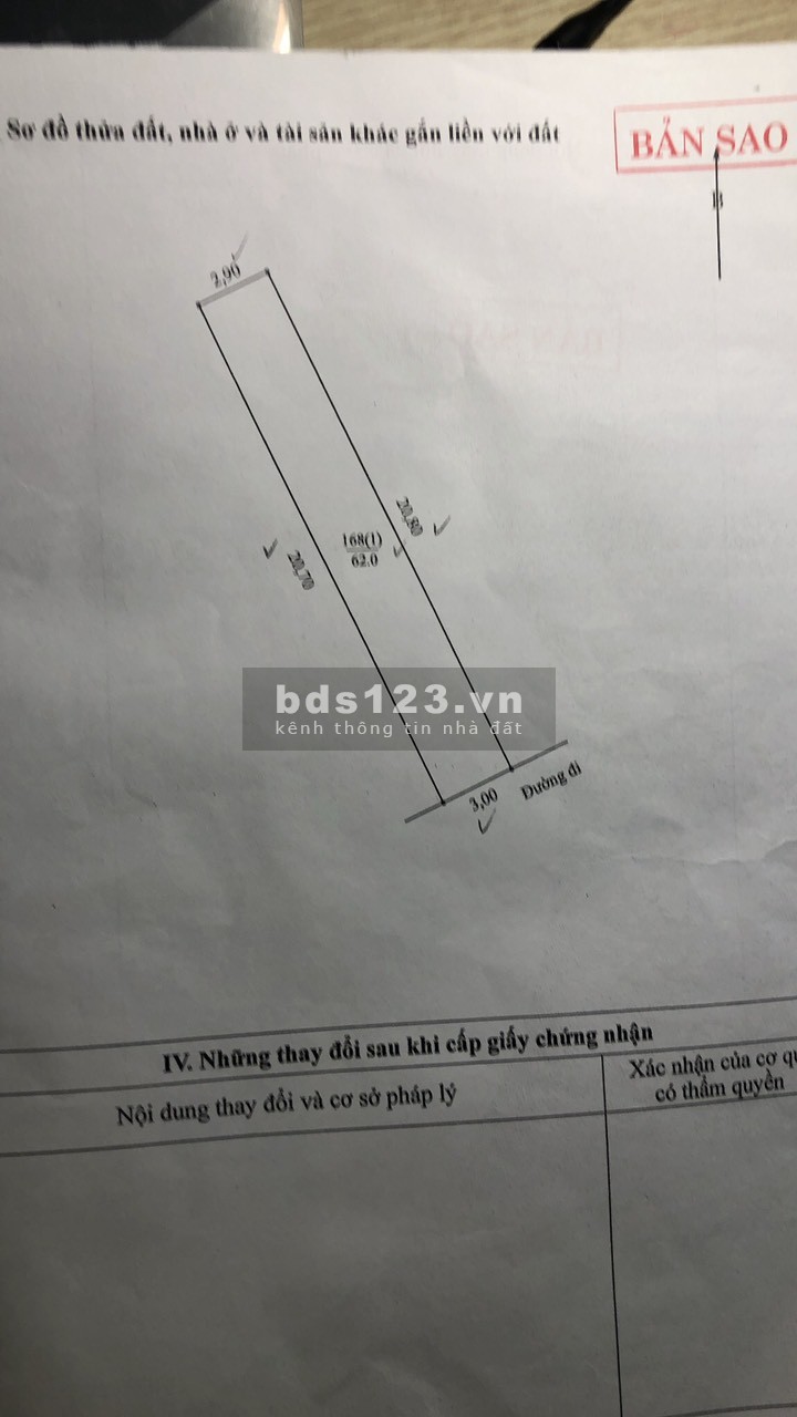 Bán gấp mặt phố Trương Định( Bên chẵn- Không bị quy hoạch)