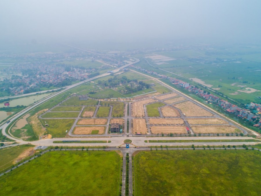 Bán đất nền sổ đỏ Hà Nội có ngay, đối diện KCN giá chỉ 2xtr m2