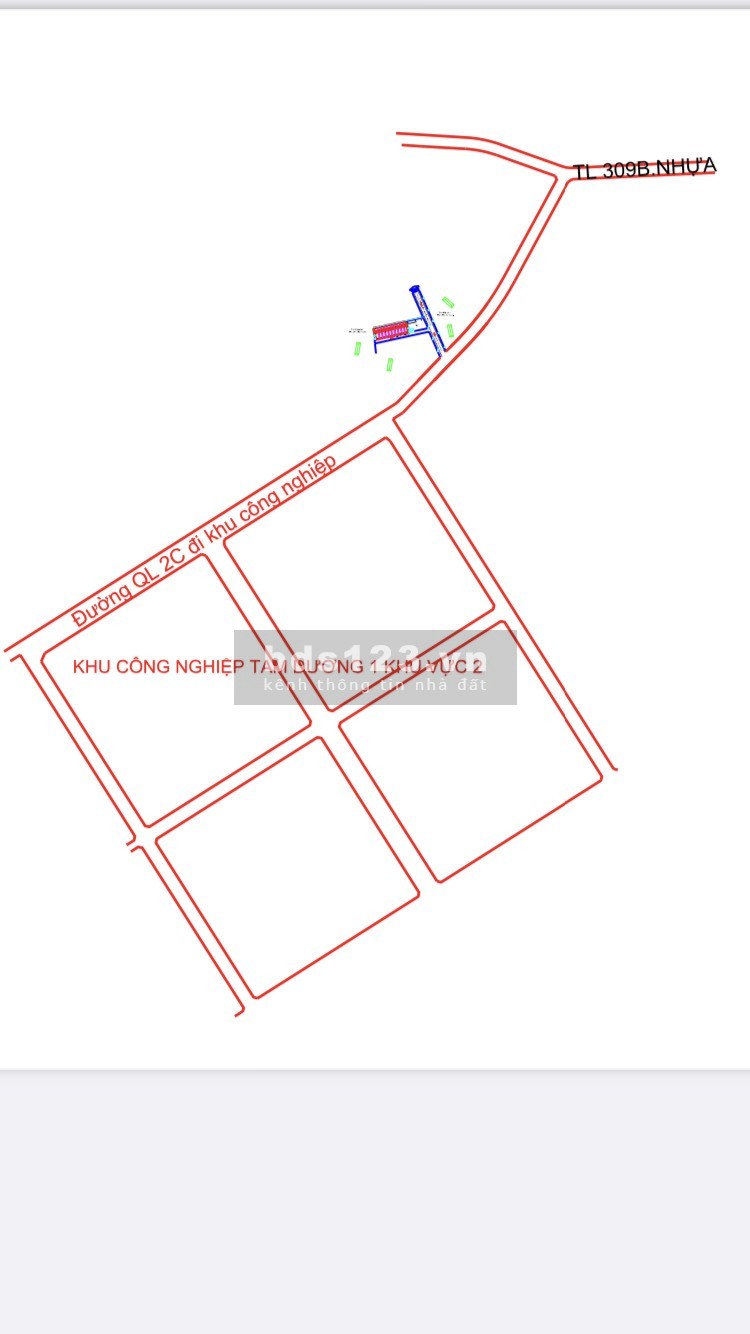 Bán đất hiếm Hướng đạo, tam dương(gần KCN Tam Dương 1 KV2)