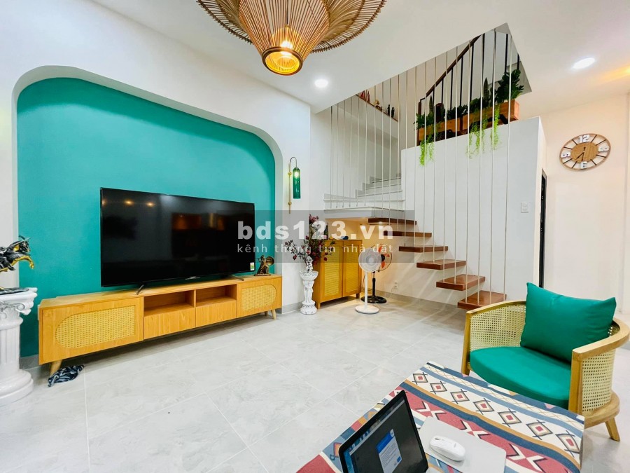 NHÀ HẺM XE HƠI LÊ VĂN SỸ, QUẬN 3, 45.5M2, 4 TẦNG, BTCT, CHỈ 7.59TỶ TL.