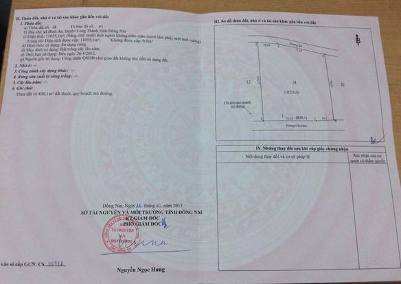 CẦN RA LÔ LỚN ĐÃ TÁCH 5 SỔ NHỎ XÃ BÌNH AN LONG THÀNH