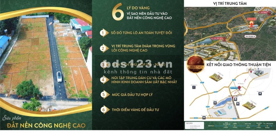Đất nền Hòa Lạc đầu tư siêu lợi nhuận