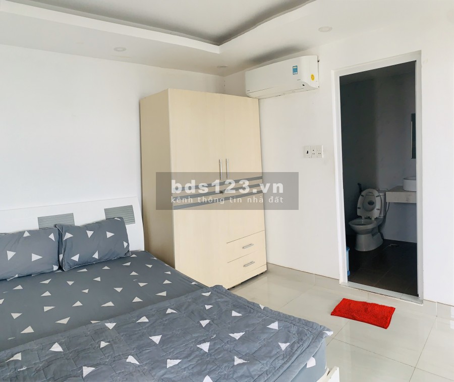 Cho thuê căn hộ full nội thất 1 phòng ngủ gần cầu Nguyễn Văn Cừ quận 8