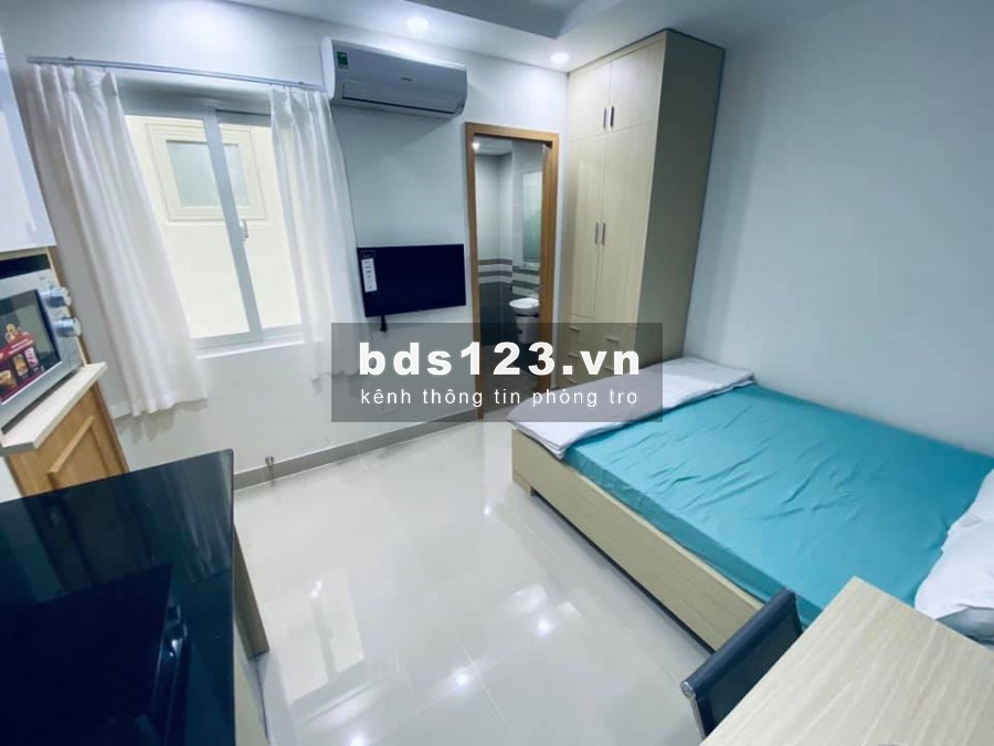 Phòng cho thuê full nội thất mới xây Quận 7, dtsd 27m2