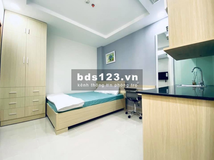 Phòng cho thuê full nội thất mới xây Quận 7, dtsd 27m2