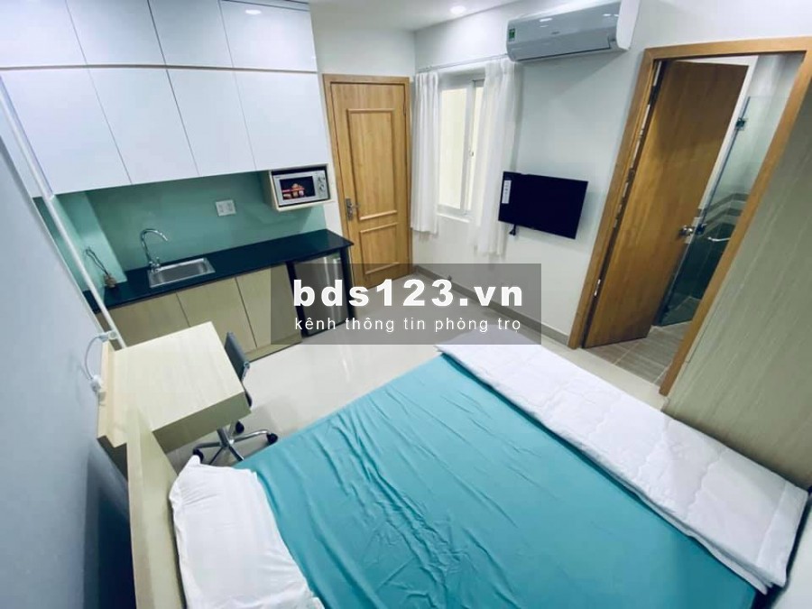 Phòng cho thuê full nội thất mới xây Quận 7, dtsd 27m2