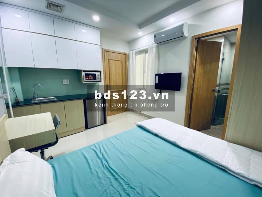 Phòng cho thuê full nội thất mới xây Quận 7, dtsd 27m2