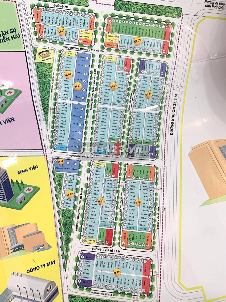 Đất đấu giá Tây Giang, Tiền Hải, Thái Bình Sổ đỏ gần khu công nghiệp Tiền Hải sổ sẵn