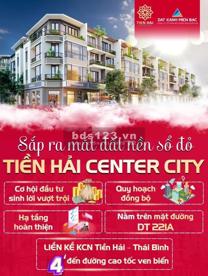 Đất đấu giá Tây Giang, Tiền Hải, Thái Bình Sổ đỏ gần khu công nghiệp Tiền Hải sổ sẵn