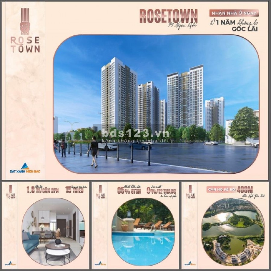 Sở hữu căn hộ Rose Town 79 Ngọc Hồi với dòng tài chính hợp lí