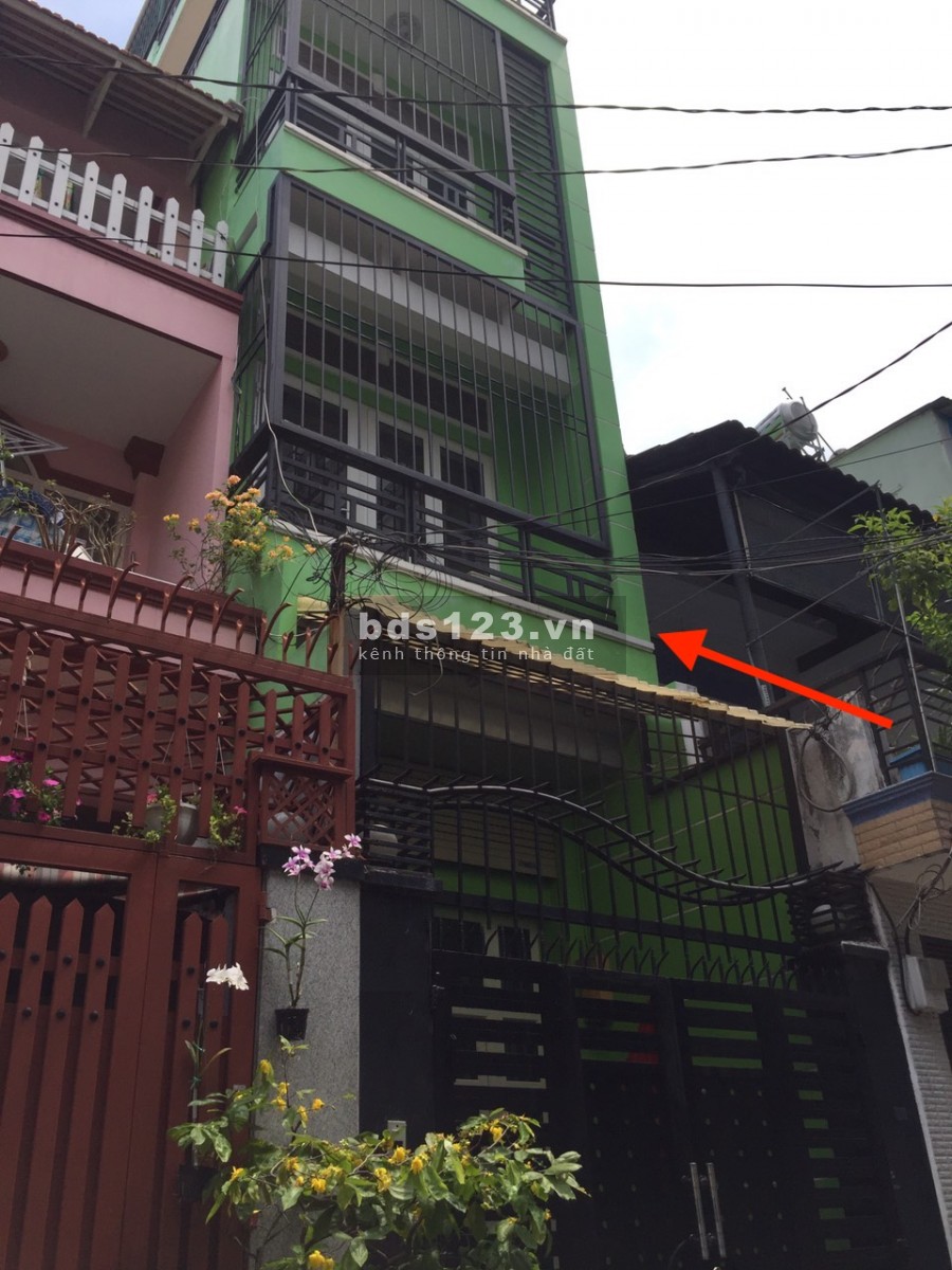 HXH Phan Đăng Lưu 3,4x17m, trệt, 3 lầu, 5 pn, 4wc. Full Máy lạnh