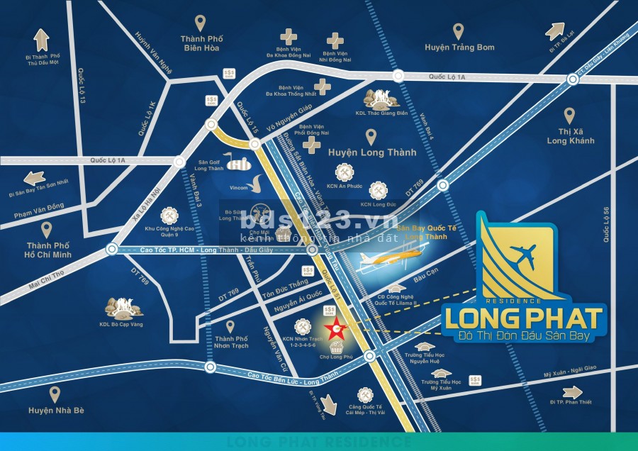 Đất nền dự án gần sân bay Long thành