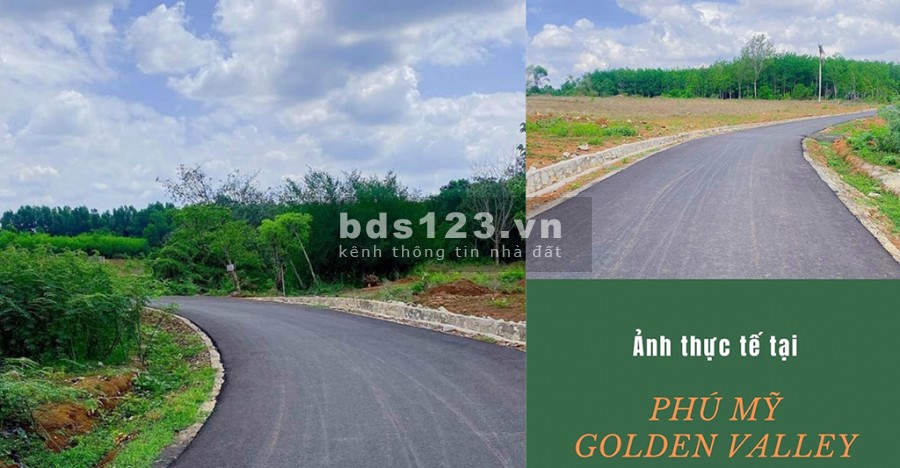 Đất nền Thung lũng vàng Phú Mỹ Golden Valley, Sổ đỏ, Thổ cư, Giá rẻ. Chiết khấu 10%
