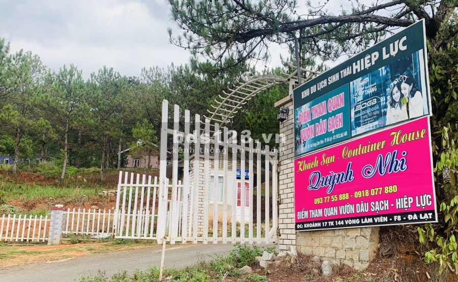 BÁN ĐẤT MẶT ĐƯỜNG PHƯỜNG 8, TP ĐÀ LẠT, CẠNH THUNG LŨNG TÌNH YÊU, 12X25M, GIÁ 32.5 TR/M2, SHR