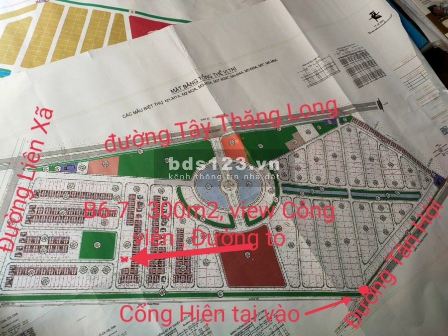 Tôi có căn 200m2,300m2 cần bán gấp mức giá tốt nhất thị trường dự án The Phoenix - Đan Phượng