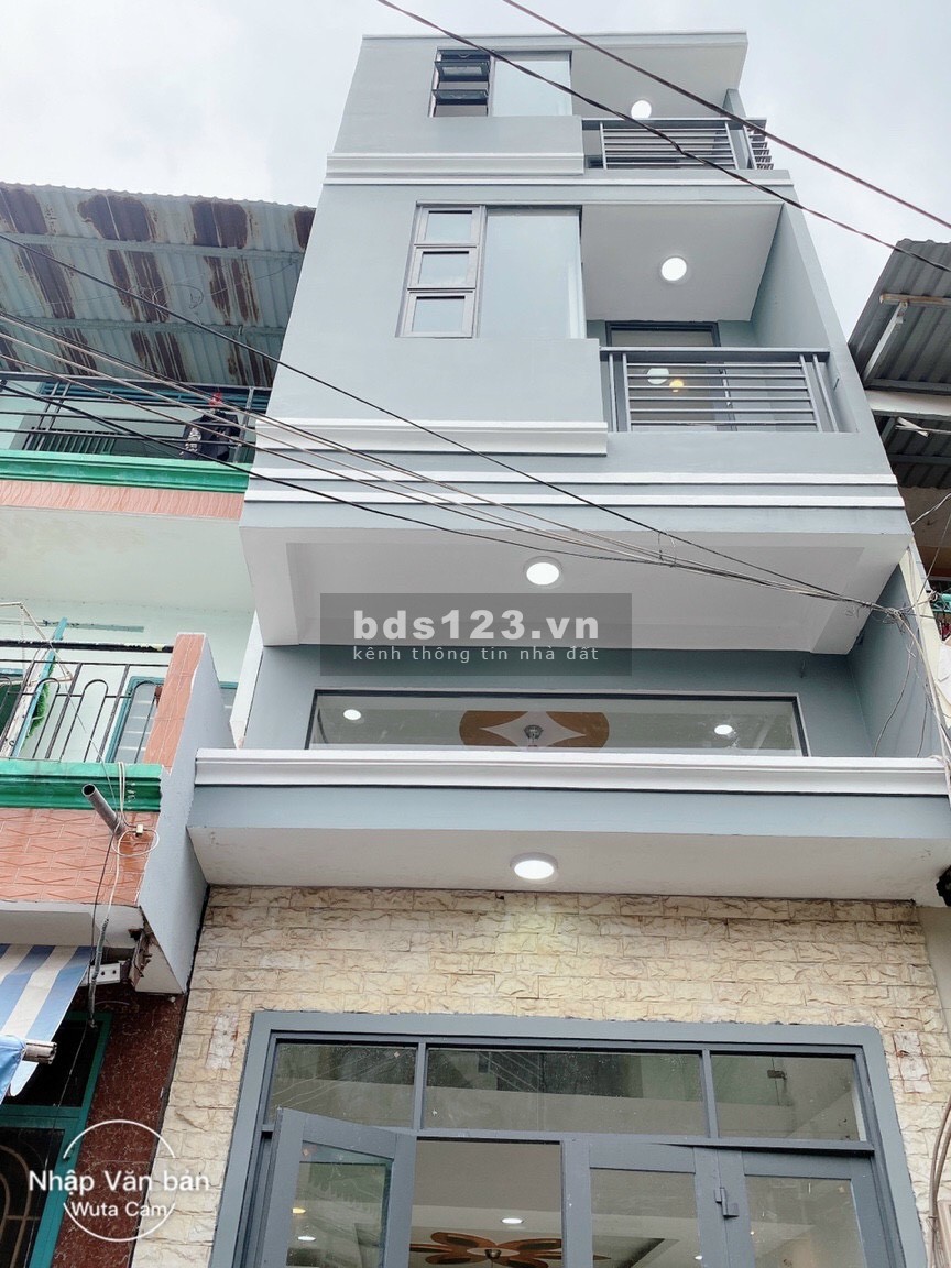Hẻm xe hơi 1 trệt, 3 lầu đúc, dtsd 48m2 giá rẻ Đường Ni Sư Huỳnh Liên Tân Bình