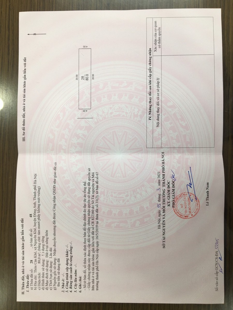 Chính chủ nhờ bán 80m2 Cán Khê Nguyên Khê Đông Anh Hà Nội