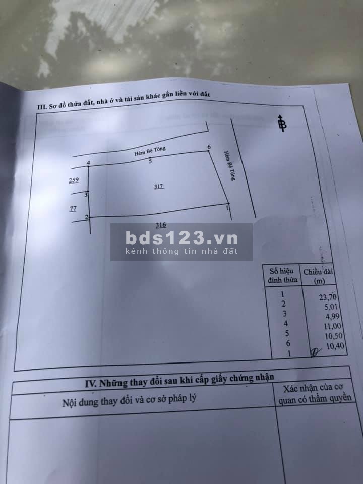 Đất sổ hồng Thành phố Long Khánh 235.3m² (10x25)