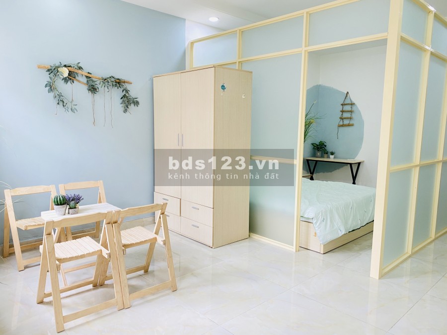 Cho thuê căn hộ studio đủ đồ 45m2-70m2 trong nhà phố Cityland ban công rộng