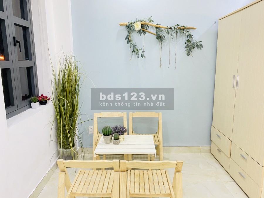 Cho thuê căn hộ studio đủ đồ 45m2-70m2 trong nhà phố Cityland ban công rộng