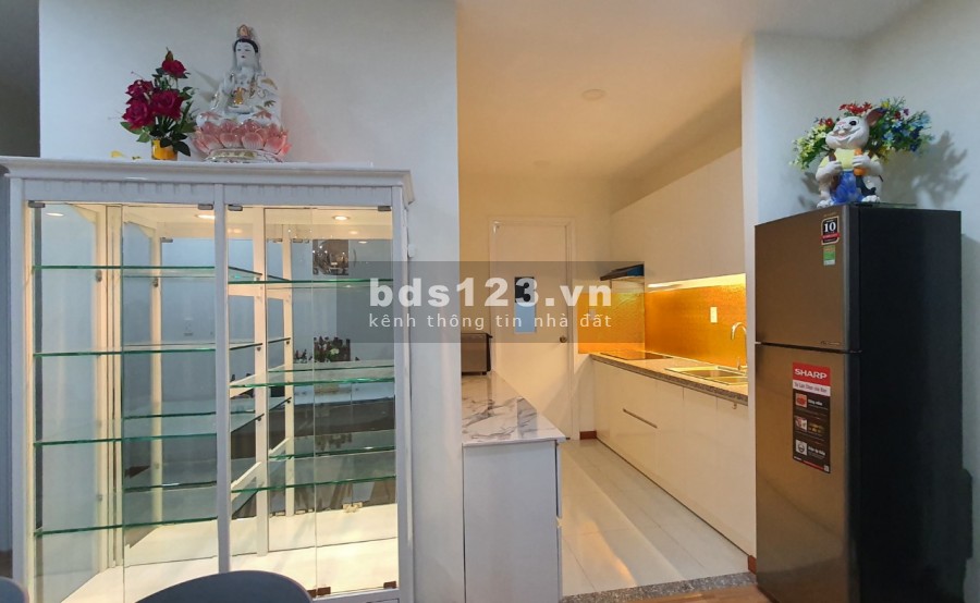 Chính chủ cho thuê căn hộ tầng cao, cc Diamond Riverside, dtsd 74m2, 2 PN, giá 12 triệu/tháng, thương lượng