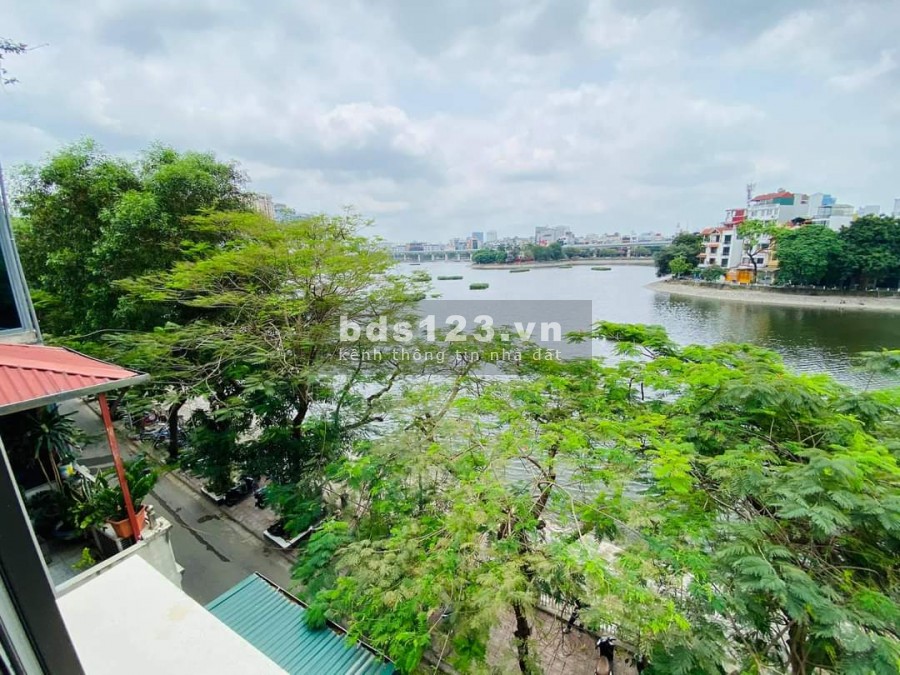 Bán nhà mặt phố, mặt hồ Hoàng Cầu view tuyệt đỉnh kinh doanh đa dạng thang máy chạy êm du